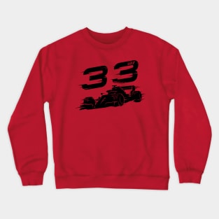 We Race On! 33 [Black] Crewneck Sweatshirt